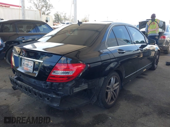 2012 Mercedes-Benz C-Class C 250 Sport with VIN WDDGF4HBXCA721697, listed as a IAAI auction lot 41916188 with 188,891 mi miles. Bid and sale history available at carsss.com. Image 4.