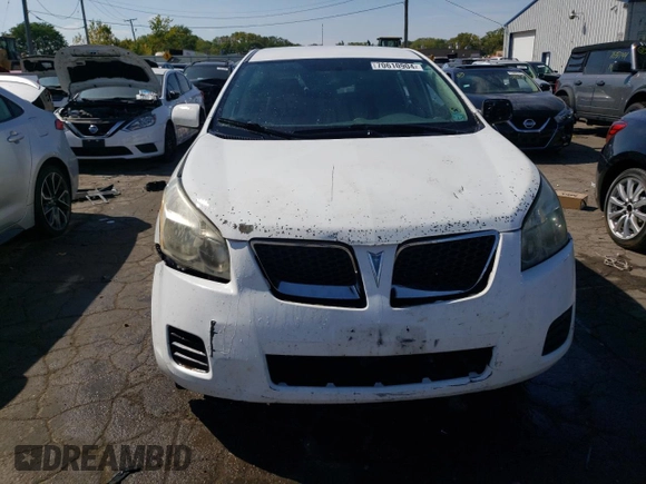 2010 Pontiac Vibe w/1SA with VIN 5Y2SP6E8XAZ419749, listed as a Copart auction lot 70610904 with 0 mi miles and Salvage Title. Bid and sale history available at carsss.com. Image 5.