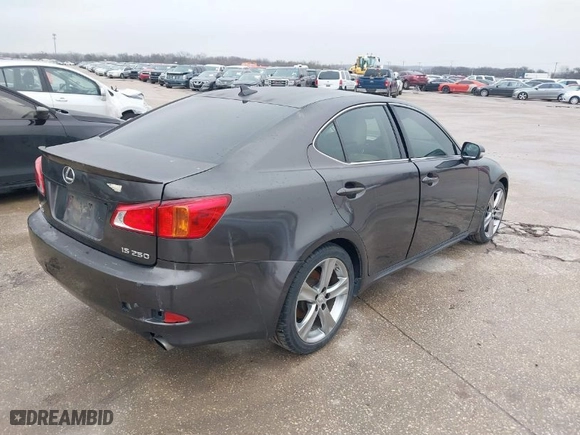 2010 Lexus IS 250 with VIN JTHBF5C25A5120963, listed as a IAAI auction lot 41535633 with 189,887 mi miles. Bid and sale history available at carsss.com. Image 4.