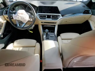 2020 BMW 3 Series 330i with VIN 3MW5R1J04L8B37143, listed as a Copart auction lot 58275205 with 29,938 mi miles and Salvage title. Bid and sale history available at DreamBid. Image 8.