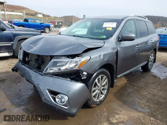 2015 Nissan Pathfinder SL with VIN 5N1AR2MM3FC654531, listed as a IAAI auction lot 41715163 with 160,808 mi miles and . Bid and sale history available at DreamBid. Image 20.