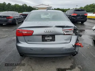 2012 Audi A6 Premium Plus with VIN WAUGGAFC0CN158134, listed as a Copart auction lot 62267795 with 203,128 mi miles and Clean title. Bid and sale history available at DreamBid. Image 6.