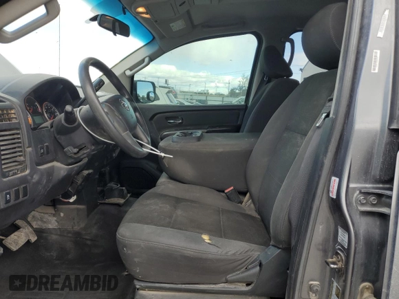 2015 Nissan Titan S with VIN 1N6AA0EJ3FN510726, listed as a Copart auction lot 49735805 with 111,032 mi miles and Salvage title. Bid and sale history available at DreamBid. Image 7.