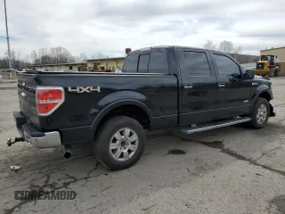 2012 Ford F-150 XL with VIN 1FTFW1ET9CFC46676, listed as a Copart auction lot 52634015 with 166,749 mi miles and Salvage Title. Bid and sale history available at carsss.com. Image 3.