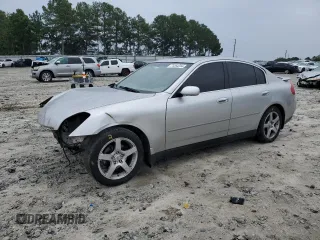 2004 Infiniti G35 w/Leather with VIN JNKCV51E54M613413, listed as a Copart auction lot 71264244 with 206,999 mi miles and Salvage Title. Bid and sale history available at DreamBid. Image 1.
