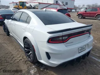 2021 Dodge Charger SRT Hellcat Widebody with VIN 2C3CDXL92MH585934, listed as a IAAI auction lot 41387883 with 20,873 mi miles. Bid and sale history available at carsss.com. Image 3.