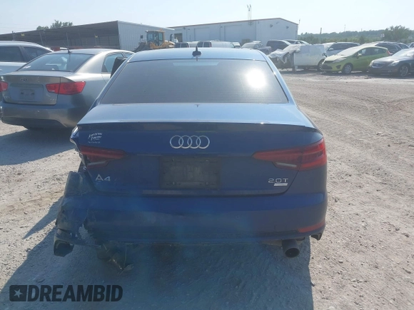 2018 Audi A4 Premium Plus with VIN WAULMAF47JN002184, listed as a IAAI auction lot 40038594 with 164,561 mi miles. Bid and sale history available at carsss.com. Image 16.