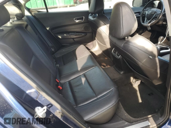 2018 Acura TLX w/Technology Pkg with VIN 19UUB1F58JA010048, listed as a Copart auction lot 46677505 with 70,642 mi miles and Salvage Title. Bid and sale history available at carsss.com. Image 10.