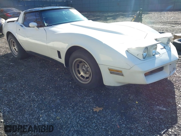 1981 Chevrolet Corvette with VIN 1G1AY8768BS418361, listed as a IAAI auction lot 41851046 with 72,559 mi miles. Bid and sale history available at carsss.com. Image 6.