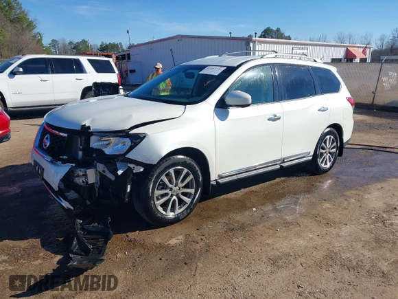 2015 Nissan Pathfinder SV with VIN 5N1AR2MN2FC653914, listed as a IAAI auction lot 41681182 with 64,254 mi miles and . Bid and sale history available at DreamBid. Image 19.
