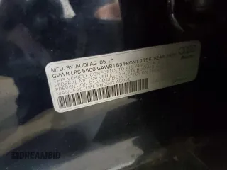 2010 Audi A6 with VIN WAUWGAFB7AN082962, listed as a Copart auction lot 81340914 with Not provided miles and Salvage title. Bid and sale history available at DreamBid. Image 13.