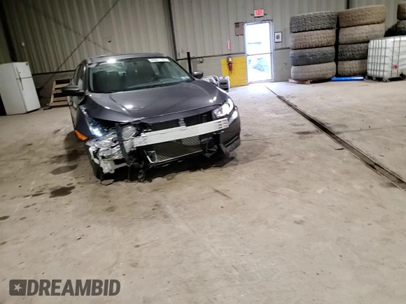 2018 Honda Civic EX with VIN 19XFC2F75JE005057, listed as a Copart auction lot 48601125 with 84,100 mi miles and Salvage Title. Bid and sale history available at DreamBid. Image 10.