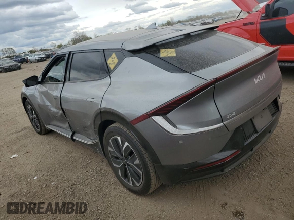 2022 Kia EV6 Wind with VIN KNDC3DLC6N5087124, listed as a Copart auction lot 75606944 with 11,687 mi miles and Salvage Title. Bid and sale history available at carsss.com. Image 2.