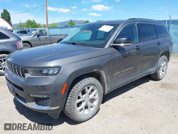 2021 Jeep Grand Cherokee Limited with VIN 1C4RJKBG2M8138950, listed as a IAAI auction lot 42354659 with 79,654 mi miles and . Bid and sale history available at DreamBid. Image 2.