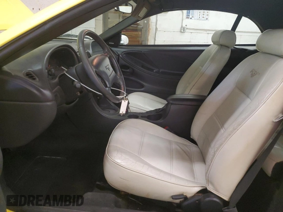 2003 Ford Mustang Deluxe with VIN 1FAFP44473F398549, listed as a Copart auction lot 56190165 with 135,386 mi miles and Salvage title. Bid and sale history available at DreamBid. Image 7.