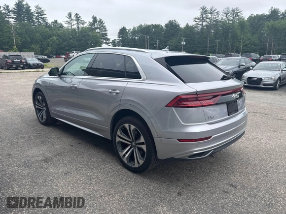 2019 Audi Q8 Premium Plus with VIN WA1BVAF19KD030815, listed as a IAAI auction lot 42471759 with 121,239 mi miles and . Bid and sale history available at DreamBid. Image 3.