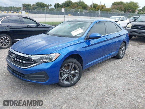 2022 Volkswagen Jetta SE with VIN 3VW7M7BU9NM014623, listed as a IAAI auction lot 42012005 with 39,643 mi miles and . Bid and sale history available at DreamBid. Image 17.