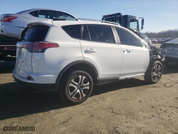 2018 Toyota RAV4 LE with VIN JTMZFREV2JJ737551, listed as a Copart auction lot 88305435 with 133,032 mi miles and Salvage Title. Bid and sale history available at carsss.com. Image 3.