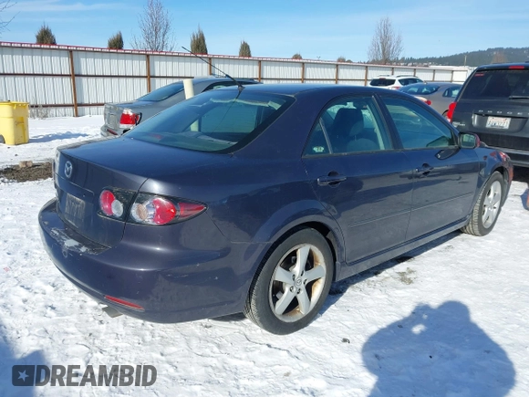 2007 Mazda Mazda6 i Sport VE with VIN 1YVHP80C675M03706, listed as a IAAI auction lot 41578632 with 161,956 mi miles. Bid and sale history available at carsss.com. Image 4.