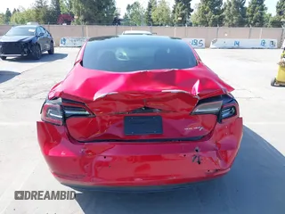 2021 Tesla Model 3 Long Range with VIN 5YJ3E1EB4MF936743, listed as a IAAI auction lot 42154322 with 46,983 mi miles and . Bid and sale history available at DreamBid. Image 16.