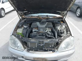 2001 Mercedes-Benz S-Class 6.0L with VIN WDBNG78JX1A191170, listed as a IAAI auction lot 42034966 with 1 mi miles. Bid and sale history available at carsss.com. Image 10.