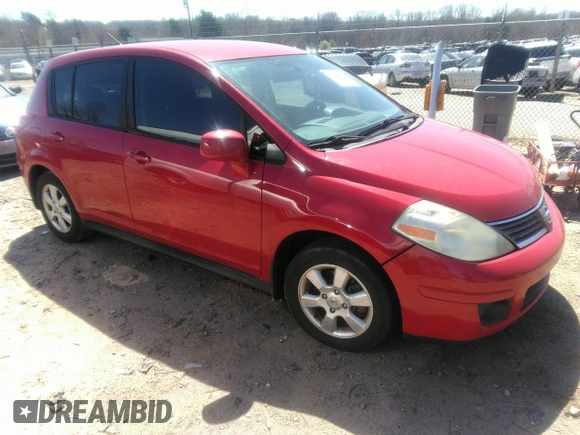 2008 Nissan Versa 1.8 S with VIN 3N1BC13EX8L402249, listed as a IAAI auction lot 41823119 with 203,711 mi miles. Bid and sale history available at carsss.com. Image 1.