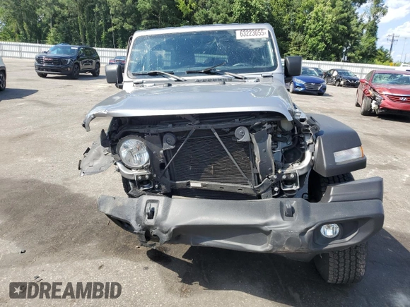 2021 Jeep Wrangler Unlimited Sport S z VIN 1C4HJXDN3MW637613, wystawiony jako Copart lot #63223055 z przebiegiem 66 380 mil mil oraz Szkoda całkowita • Salvage title. Historia ofert i sprzedaży dostępna na DreamBid. Obrazek 5.