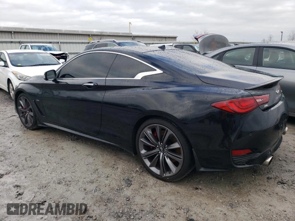 2022 Infiniti Q60 Red Sport 400 with VIN JN1FV7LL2NM681081, listed as a Copart auction lot 83412034 with 11,238 mi miles and Salvage title. Bid and sale history available at DreamBid. Image 2.