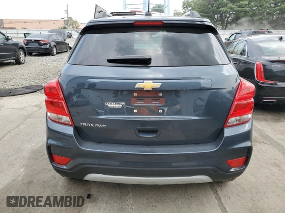 2022 Chevrolet Trax LT with VIN KL7CJPSM3NB540129, listed as a Copart auction lot 63597584 with 32,087 mi miles and Salvage title. Bid and sale history available at DreamBid. Image 6.
