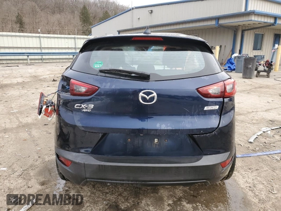 2019 Mazda CX-3 Sport with VIN JM1DKFB79K1421253, listed as a Copart auction lot 47992005 with 67,427 mi miles and Salvage Title. Bid and sale history available at DreamBid. Image 6.