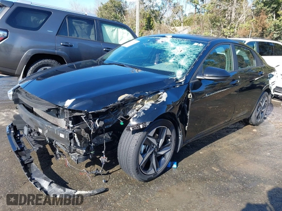 2023 Hyundai Elantra SEL with VIN KMHLS4AG7PU572241, listed as a IAAI auction lot 41489854 with 34,327 mi miles and . Bid and sale history available at DreamBid. Image 17.