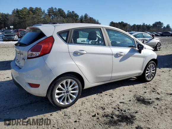 2017 Ford Fiesta Titanium with VIN 3FADP4FJ4HM112433, listed as a Copart auction lot 89354335 with 55,182 mi miles and Salvage Title. Bid and sale history available at DreamBid. Image 3.
