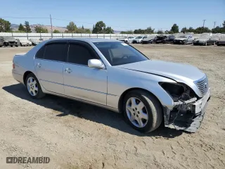 2004 Lexus LS 430 with VIN JTHBN36F040147222, listed as a Copart auction lot 69247484 with 110,251 mi miles and Salvage Title. Bid and sale history available at carsss.com. Image 4.