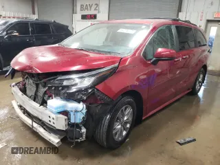 2023 Toyota Sienna XLE with VIN 5TDYSKFC4PS077858, listed as a Copart auction lot 84274124 with 29,857 mi miles and Salvage Title. Bid and sale history available at carsss.com. Image 1.