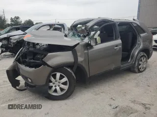 2013 Kia Sorento LX with VIN 5XYKT3A65DG350969, listed as a Copart auction lot 63716843 with Not provided miles and Salvage title. Bid and sale history available at DreamBid. Image 1.