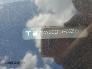 2024 Tesla Model Y Performance with VIN 7SAYGDEF1RF052175, listed as a Copart auction lot 51743895 with 4,869 mi miles and Salvage Title. Bid and sale history available at DreamBid. Image 13.