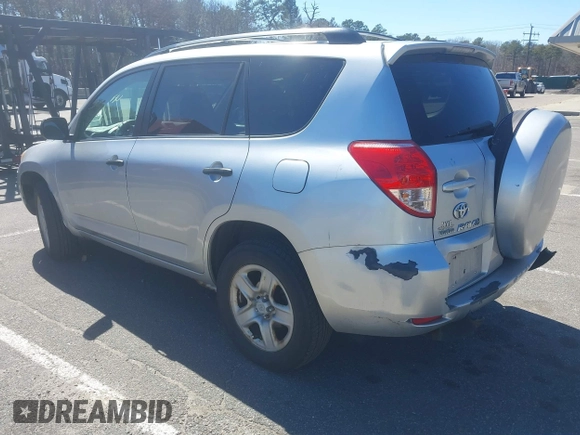 2008 Toyota RAV4 with VIN JTMBD33V686058256, listed as a IAAI auction lot 41867392 with 130,400 mi miles. Bid and sale history available at carsss.com. Image 3.