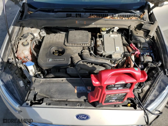 2015 Ford Fusion Titanium Hybrid with VIN 3FA6P0RU7FR105628, listed as a Copart auction lot 46954605 with 112,558 mi miles and Salvage Title. Bid and sale history available at carsss.com. Image 11.
