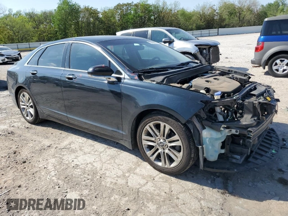 2014 Lincoln MKZ with VIN 3LN6L2G99ER823207, listed as a Copart auction lot 53298675 with 165,837 mi miles and Salvage Title. Bid and sale history available at carsss.com. Image 4.