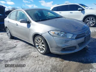 2016 Dodge Dart SXT Sport with VIN 1C3CDFFA9GD822162, listed as a IAAI auction lot 41662625 with 142,571 mi miles. Bid and sale history available at carsss.com. Image 1.