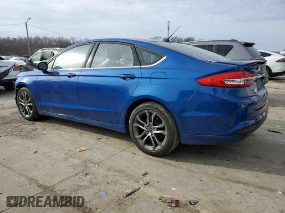 2017 Ford Fusion S with VIN 3FA6P0G75HR333952, listed as a Copart auction lot 48249825 with 62,596 mi miles and Salvage Title. Bid and sale history available at DreamBid. Image 2.