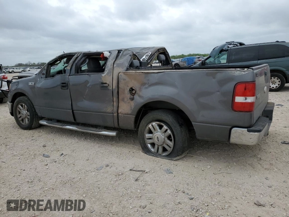 2008 Ford F-150 XL with VIN 1FTRW12W88FB92161, listed as a Copart auction lot 50624505 with 0 mi miles and Salvage Title. Bid and sale history available at carsss.com. Image 2.
