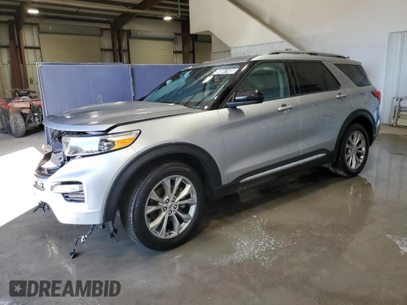 2024 Ford Explorer Limited with VIN 1FMSK7FH5RGA03792, listed as a Copart auction lot 50041485 with 37,556 mi miles and Salvage Title. Bid and sale history available at carsss.com. Image 1.