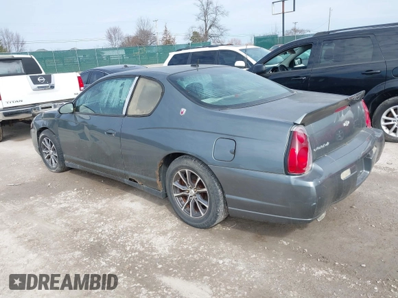 2005 Chevrolet Monte Carlo LS with VIN 2G1WW12EX59310959, listed as a IAAI auction lot 41690059 with 266,740 mi miles. Bid and sale history available at carsss.com. Image 3.