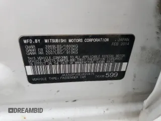2014 Mitsubishi Lancer ES with VIN JA32U2FU0EU020475, listed as a Copart auction lot 63984594 with 65,121 mi miles and Clean Title. Bid and sale history available at carsss.com. Image 12.