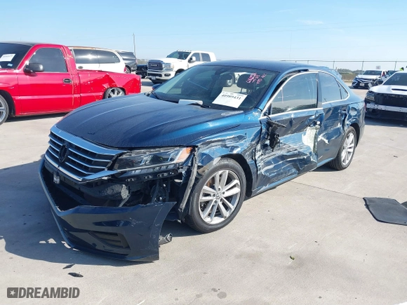 2020 Volkswagen Passat 2.0T SE with VIN 1VWSA7A33LC009556, listed as a IAAI auction lot 40989431 with 96,540 mi miles. Bid and sale history available at carsss.com. Image 16.
