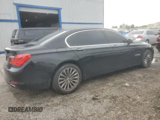 2011 BMW 7 Series 750Li with VIN WBAKB8C53BCY66203, listed as a Copart auction lot 55884985 with 87,593 mi miles and Clean title. Bid and sale history available at DreamBid. Image 3.