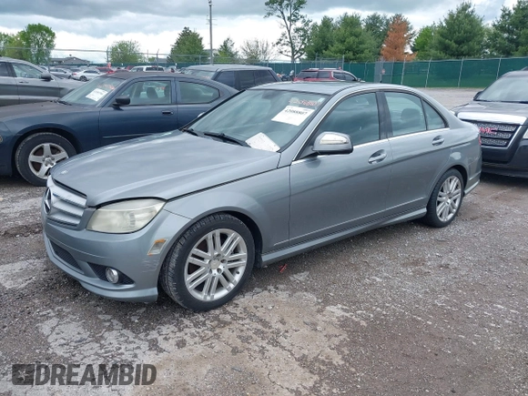 2008 Mercedes-Benz C 300 Sport with VIN WDDGF54X08F076687, listed as a IAAI auction lot 42088807 with 215,402 mi miles and . Bid and sale history available at carsss.com. Image 2.