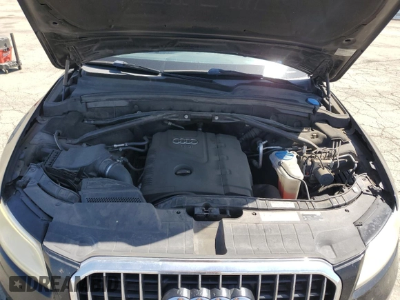 2013 Audi Q5 Premium with VIN WA1CFAFP7DA037028, listed as a Copart auction lot 57075835 with 142,617 mi miles and Salvage title. Bid and sale history available at DreamBid. Image 12.