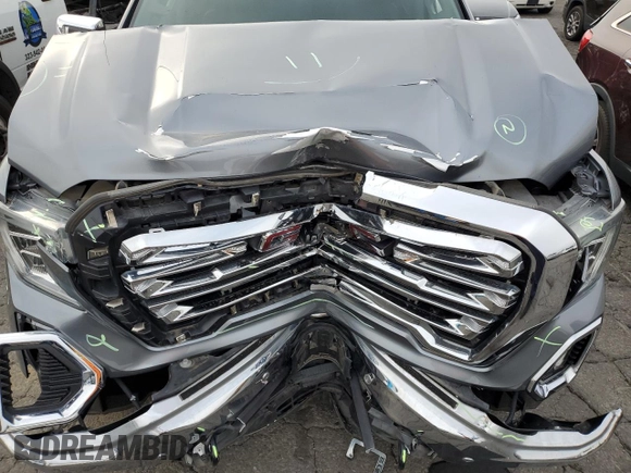 2019 GMC Sierra 1500 with VIN 1GTU8DED2KZ214340, listed as a Copart auction lot 42968745 with 44,313 mi miles and Salvage Title. Bid and sale history available at DreamBid. Image 11.